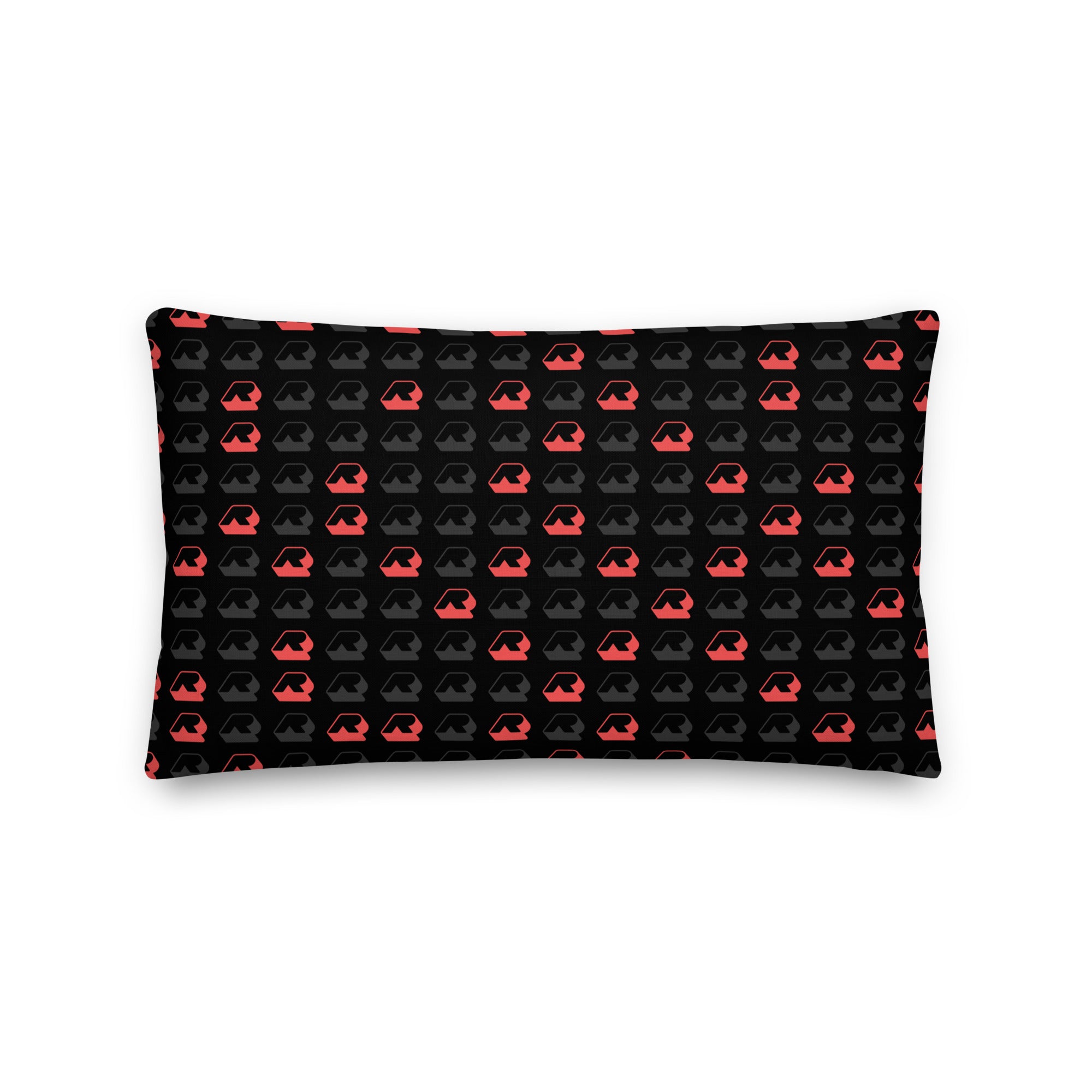 RS Gray and Red Premium Pillow – Rocket Science Swag
